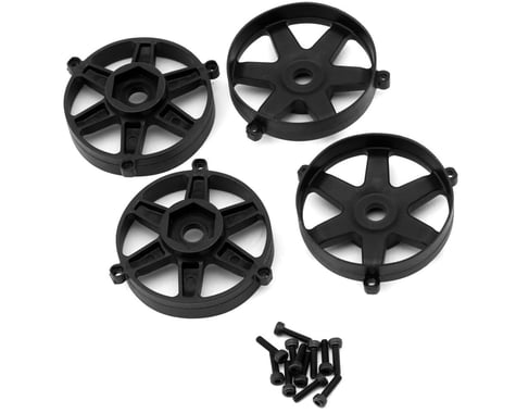 Team Associated Factory Team® Adjustable Wheel Face Plate (Black) (4) (Inner)