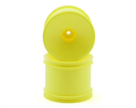 Team Associated Rear Stadium Truck Dish Wheel (2) (Yellow) (Pins)