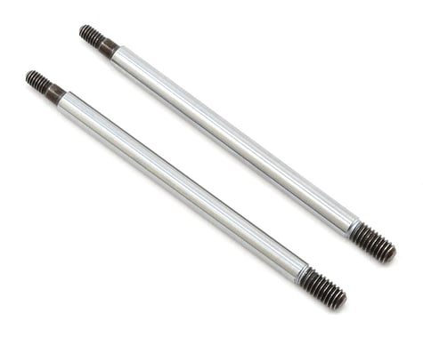 Team Associated 33.5mm RC8T3 Factory Team "Chrome Finish" Front Shock Shaft (2)