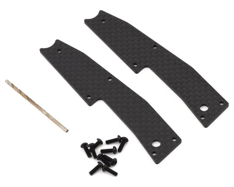 Team Associated RC8T3.1 Factory Team Graphite Front Upper Arm Stiffeners