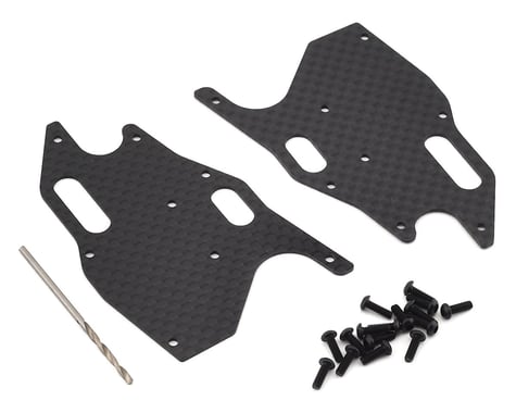 Team Associated RC8B3.1 Factory Team Graphite Front Arm Stiffeners