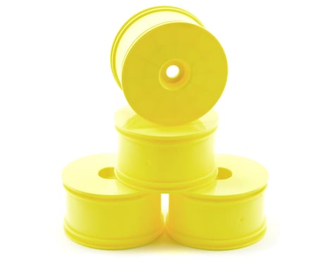 Team Associated LPR Truggy Wheel (4) (Yellow)