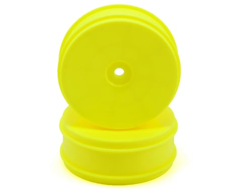 Team Associated 12mm Hex 61mm 2WD Front Buggy Wheels (2) (Yellow) (B6)