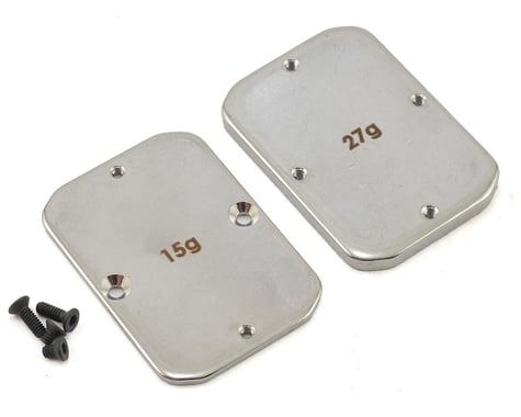 Team Associated B64 Steel Chassis Weights (15g, 27g)