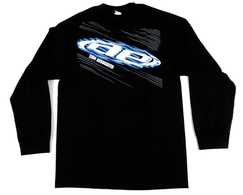 Team Associated Black Vertigo Long Sleeve Shirt (Small)