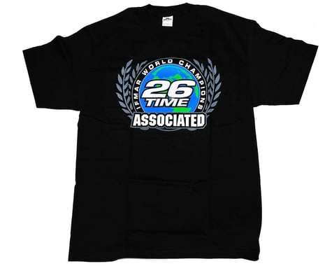 Team Associated Black 26 Time World Champion Shirt (X-Large)