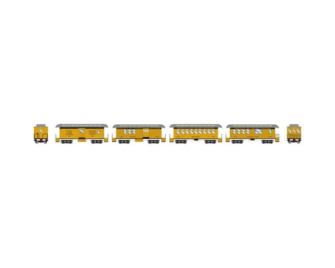 Athearn N 34' Old Time Overton Pass Set, D&RGW (4)