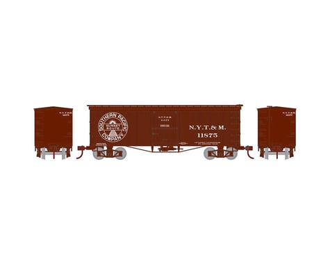 Athearn N 36' Old Time Wood Box, NYT&M #11897