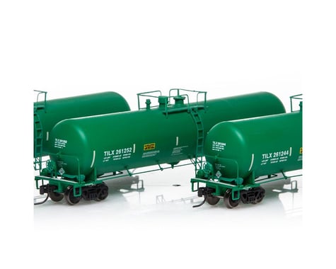 Athearn N 30,000 Gallon Ethanol Tank, TILX/Green #2 (3)