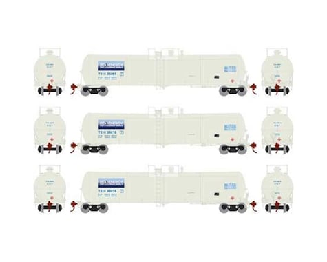 Athearn N 30,000 Gallon Ethanol Tank, TEIX/White #1 (3)