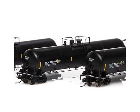 Athearn N 30,000 Gallon Ethanol Tank, TILX/Black #1 (3)