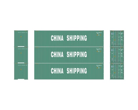 Athearn HO RTR 40' Hi-Cube Containers, China Shipping (3)