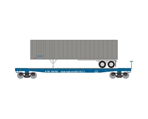 Athearn N 53' GSC TOFC Flat w/40' Ex-Post Trailer, GTW #1