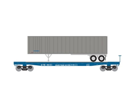 Athearn N 53' GSC TOFC Flat w/40' Ex-Post Trailer, GTW #3