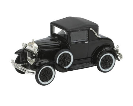 Athearn HO-Scale Model A Sport Coupe (Black)