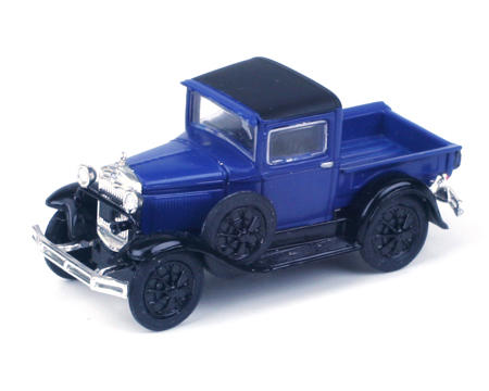 Athearn HO-Scale Model A Pickup (Blue)