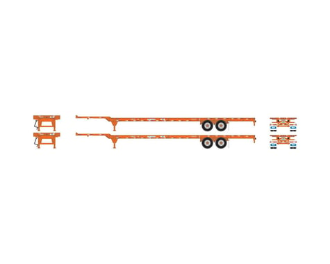 Athearn HO RTR 53' Chassis, Trac Intermodal (2)