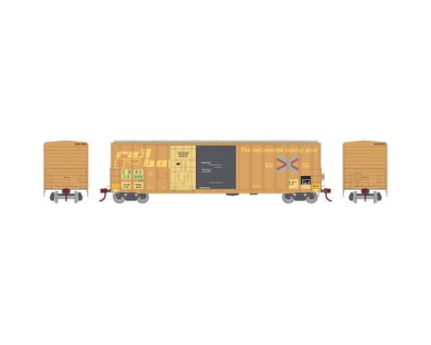 Athearn HO RTR 50' FMC Combo Door Box, Rail Box #50000