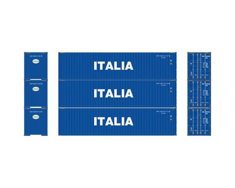 Athearn HO RTR 40' Corrugated Containers, Italia #2 (3)