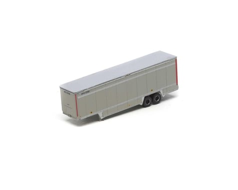 Athearn N 40' Drop Sill Parcel Trailer, UPS/Red Stripes #1