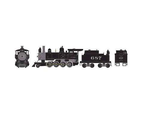 Athearn HO RTR Old Time 2-8-0 w/DDC & Sound, SF #687