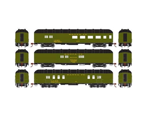 Athearn HO RTR Arch Roof Set, SF (3)