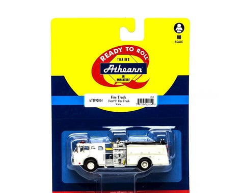 Athearn HO RTR Ford C Fire Truck, Wht