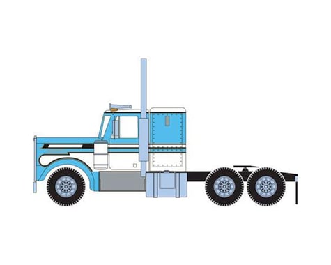 Athearn HO RTR Kenworth Tractor, Lt Blue/White