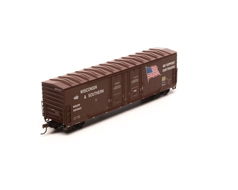 Athearn HO RTR 50' DD Plug Box, WSOR/Support Our Troops