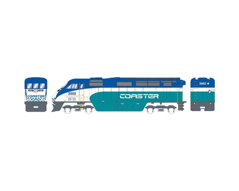 Athearn HO RTR F59PHI w/DCC & Sound, Coaster #3002