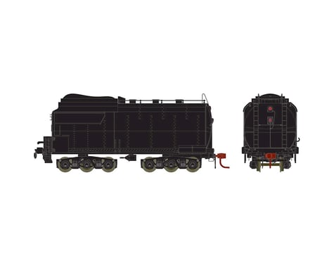 Athearn HO 4-6-6-4 Tender Coal, UP/Early/Black/Unlettered