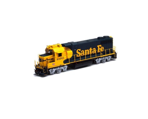 Athearn HO GP38-2, SF/Yellow Warbonnet #2370
