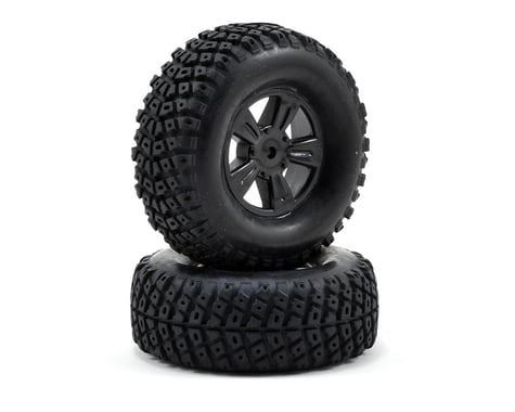 Atomik RC Pre-Mounted 1/18 Short Course Truck Tire (2)
