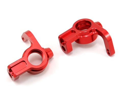 Atomik RC Aluminum Steering Knuckle Set (Red)