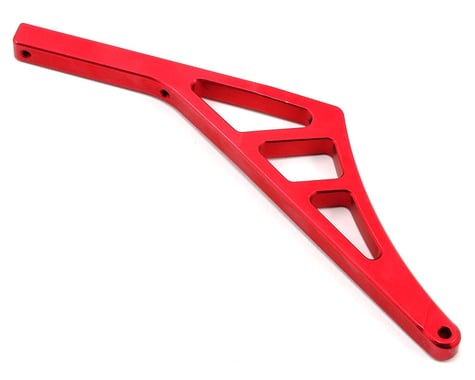 Atomik RC Aluminum Rear Chassis Brace (Red)