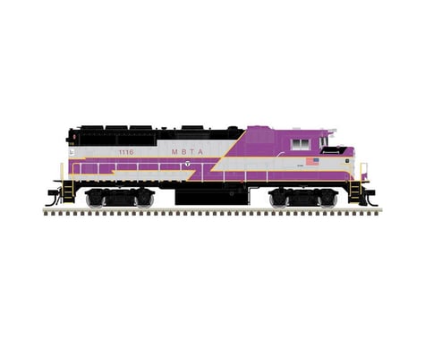Atlas Railroad HO GP40-W w/DCC & Sound, MBTA #1116