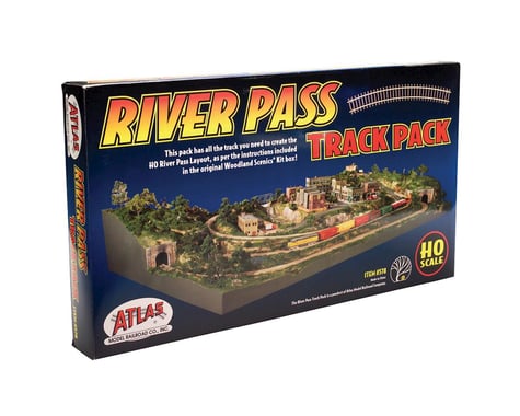 Atlas Railroad HO River Pass Track Pack