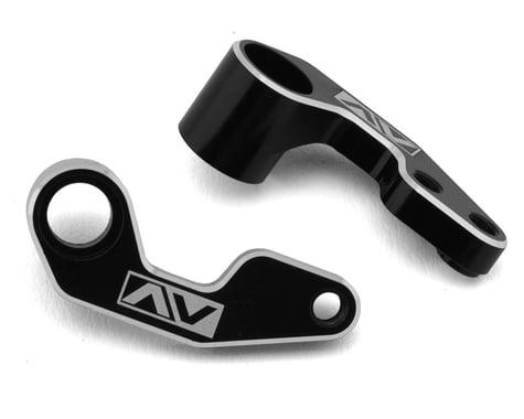 Avid RC B7 Aluminum Steering Bellcranks (Black)