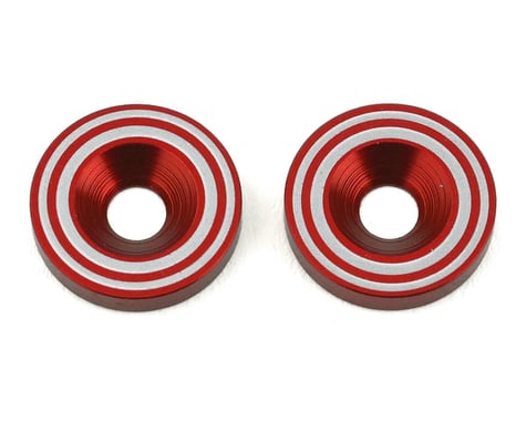 Avid RC Kyosho 1/8 Wing Washers (Red)