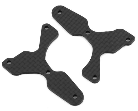 Avid RC RC8B4/RC8B4e Carbon Front Lower Arm Inserts (2) (2mm)