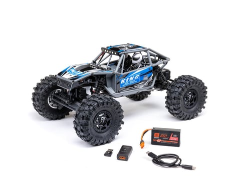 Axial UTB18 Capra 4WS 1/18 RTR 4WD Unlimited Trail Buggy (Blue)