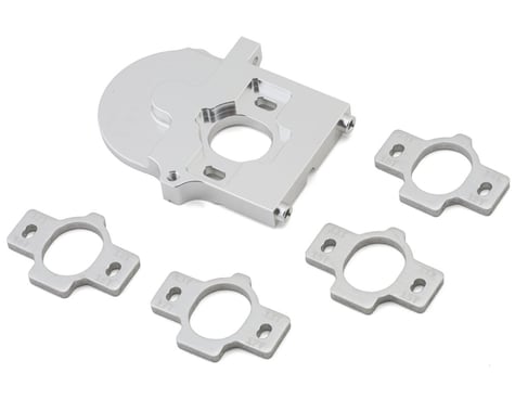 Axial AXP8 Aluminum Transmission Motor Plate Set (Silver)