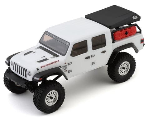 SCRATCH & DENT: Axial SCX24 Jeep JT Gladiator 1/24 4WD RTR Scale Mini Crawler (White)