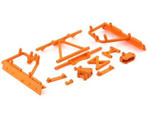 Axial RBX10 Ryft Cage Supports & Battery Tray (Orange)
