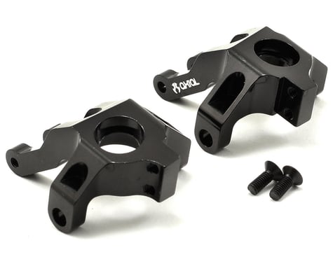 Axial Aluminum Steering Knuckle Set (Black) (2)