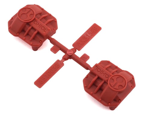 Axial SCX10 II AR44 Differential Cover (Red) (2)