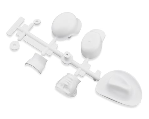 Axial Drivers Head & Hat Set (White)