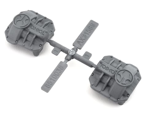 Axial SCX10 II AR44 Differential Covers (Silver) (2)