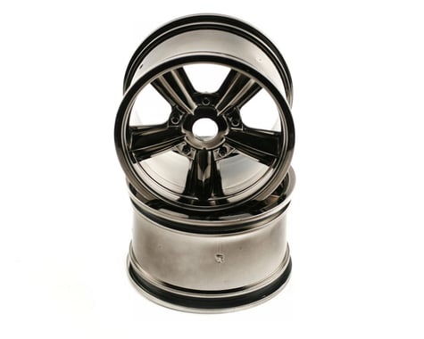 Axial Wicked Retro Monster Truck Wheel (Black Chrome) (2)