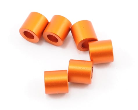 Axial 6x6mm Spacer (Orange) (6)